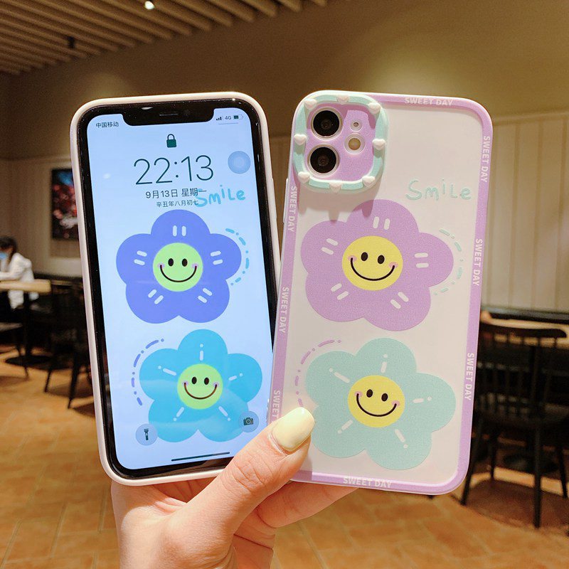 Nice！Sun Flower Soft Case OPPO A53 A33 A31 A5 A9 2020 A16 A54 A55 A74 A15 A15S A3S A52 A92 A57 A39 F1S F9 Pro A7 A5S A12 A11K F11 K3 K5 Reno 4 5 F 6 Realme C1 X XT Casing VIVO Y11 Y12 Y12i Y15 Y17 Y12S Y20 Y20S Y50 Y30 Y30i Y83 Y81 Y91C Y93