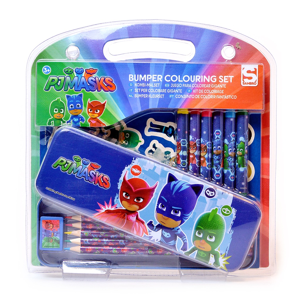 

PJ MASKS Paket Mewarnai Anak Bumper Colouring Set PJM-6448
