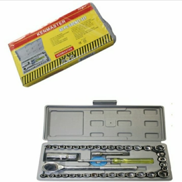 KUNCI SOK SET 40 PCS KENMASTER SOCKET SET KENMASTER 40PCS