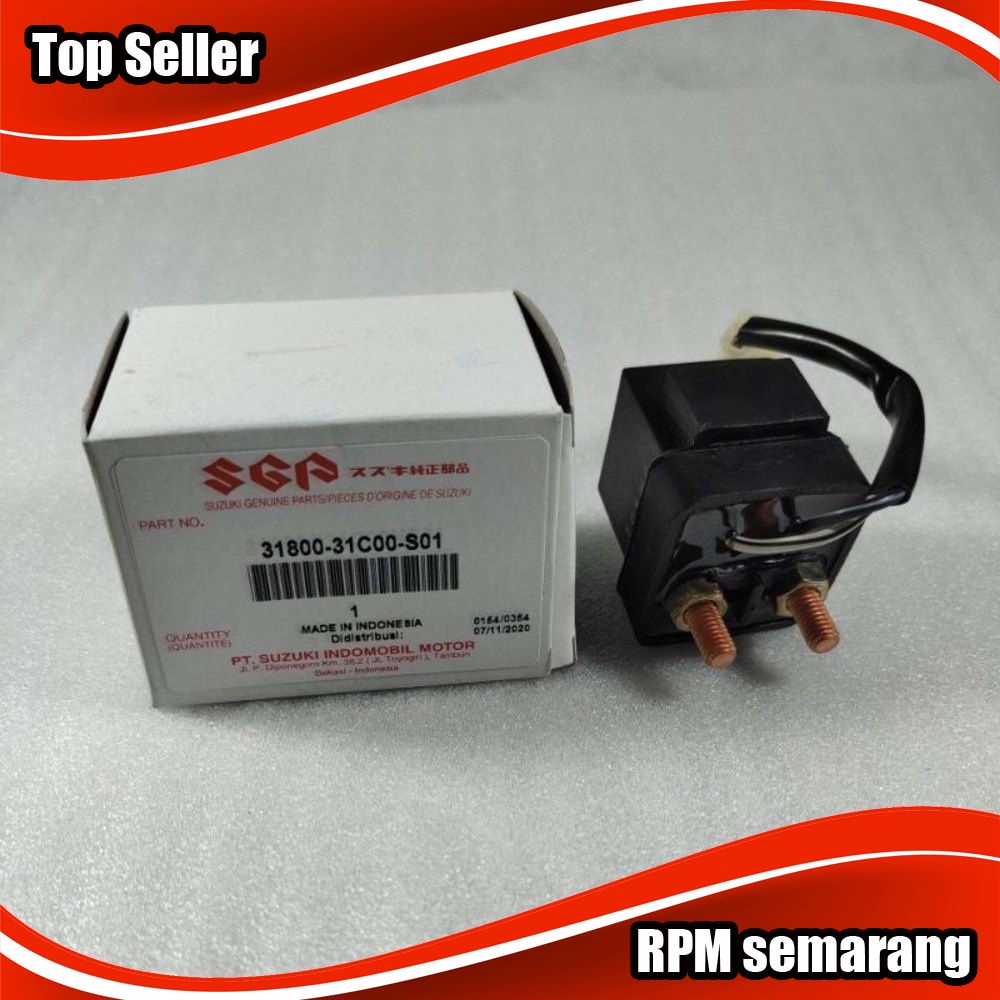 Switch starter relay bendik Suzuki Smash - RC - Crystal Original 31800-31C00-S01 - Mph000886-3