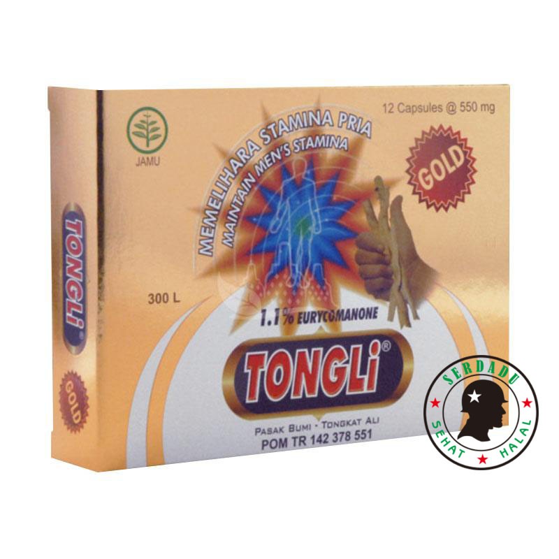Borobudur Herbal Kesehatan Pria - Tongli Gold 12 Kapsul - Memelihara Kesehatan Pria