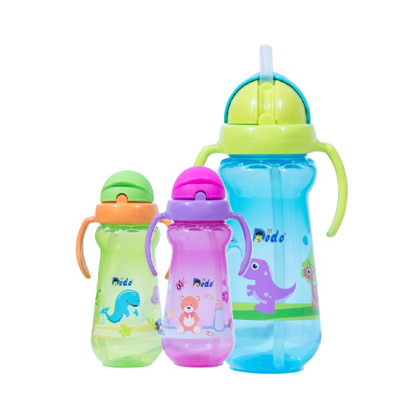 Sport Handle Cup Botol Susu Bayi Botol Minum Anak Botol Minum Sedotan 150ml 240ml 300ml BPA free