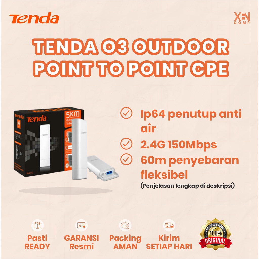 Tenda Wireless Router O3 CPE Outdoor