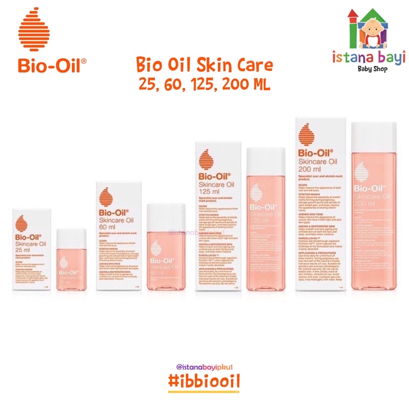 BIO OIL Skincare Minyak Perawatan Kulit/Minyak penghilang bekas lusa/penghilang stretch marks