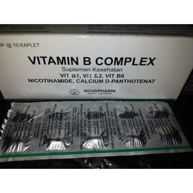 Jual Vitamin B Complex Lembar/10 | Shopee Indonesia