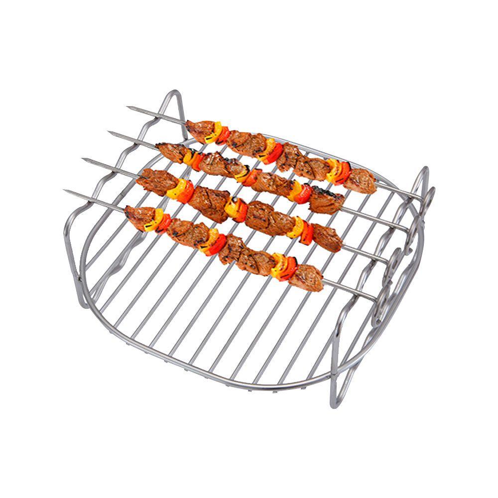 Solighter Air Fryer Rak Serbaguna Baking Tray Air Fryer Aksesoris Grill Rack