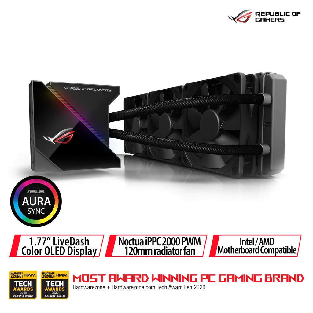 ASUS ROG RYUJIN 360 - OLED AIO LIQUID CPU COOLER WATER COOLING