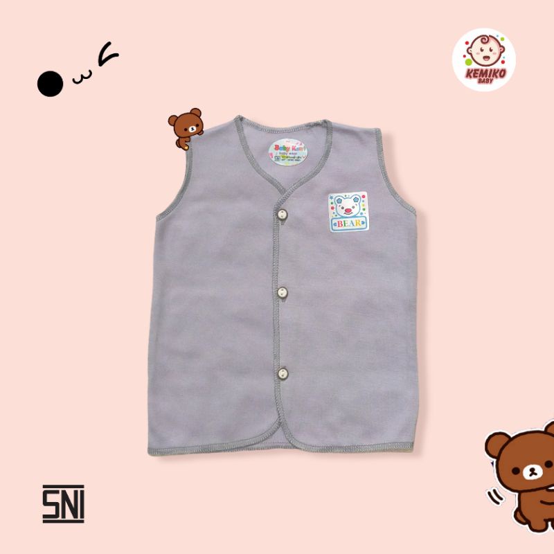 BABY KEN Baju Bayi Kutung/Buntung Newborn dan All Size Warna Tua-Ungu