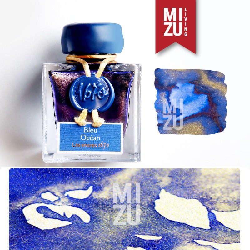 JACQUES HERBIN 1670 Anniversary 10/50ml BOTTLED INK Shimmering + Shading Tinta Fountain Pen Ink