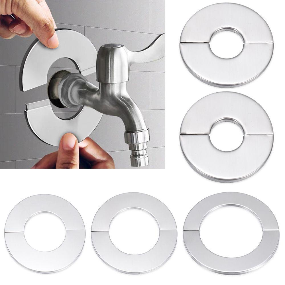 Preva Faucet Decorative Cover New Flange Cover Stainless Steel Chrome Penutup Aksesoris Kran