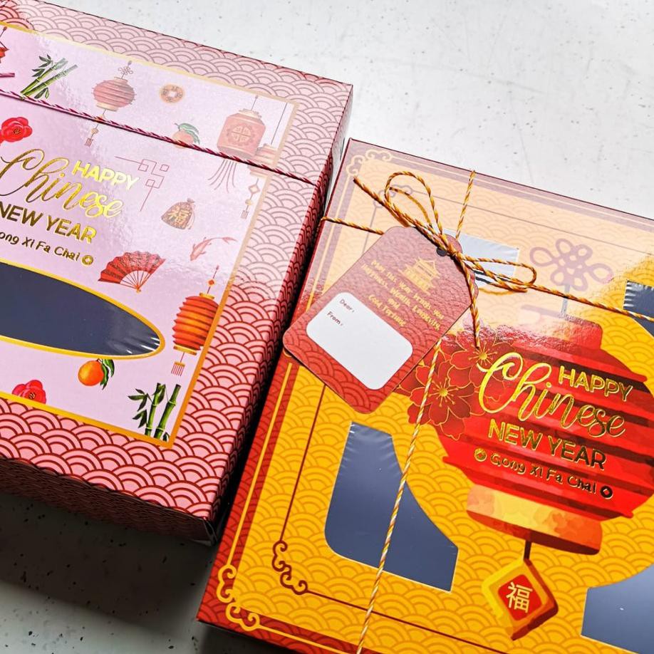 

Sale!!! Box Kue Imlek Size 22 x 22 x 8 cm