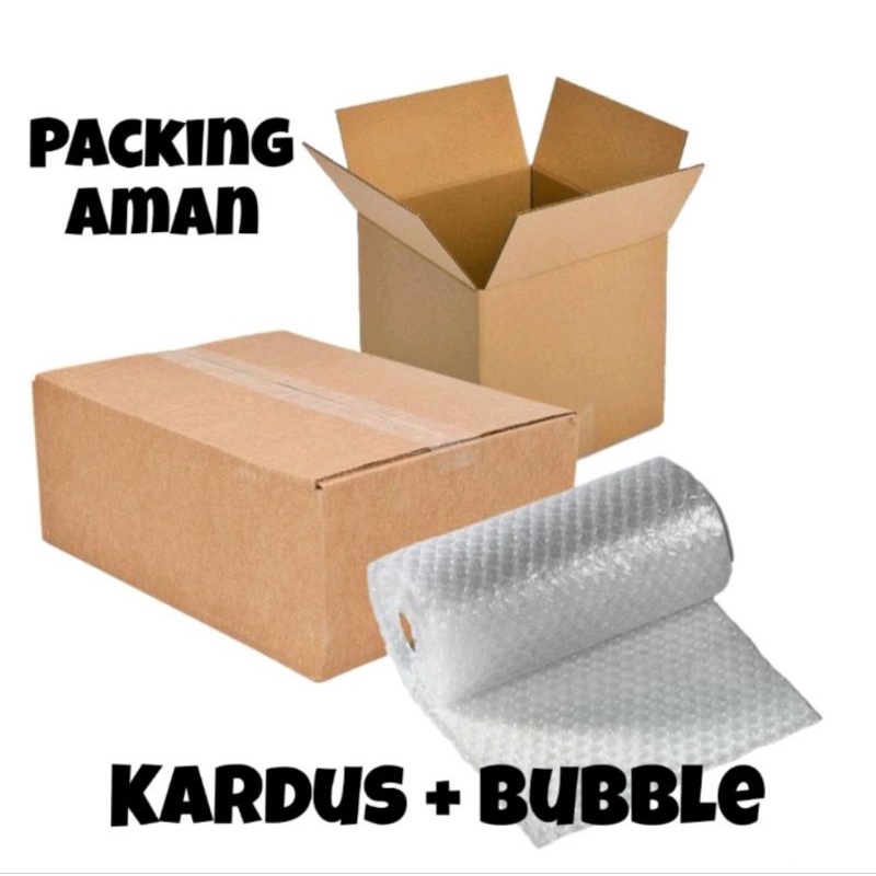 

Paking Extra Buble Wrap + Kardus