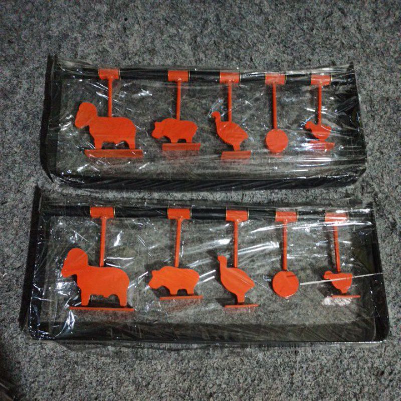 metal siluet soting target / target tembak / sasaran tembak / metal target buat latihan tembak