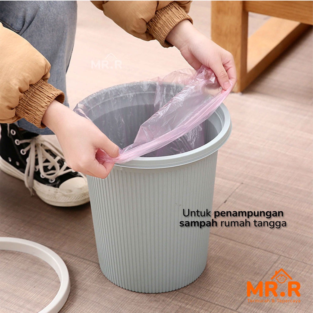 Kantong Plastik Sampah Roll Gulungan Rumah Tangga Dapur Plastik Kresek Garbage Bags Go Green Isi 20