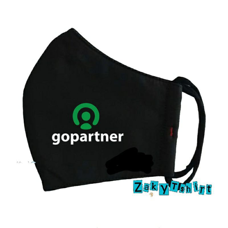 Masker akain Earlop 2ply/2lapis Logo Gopartner
