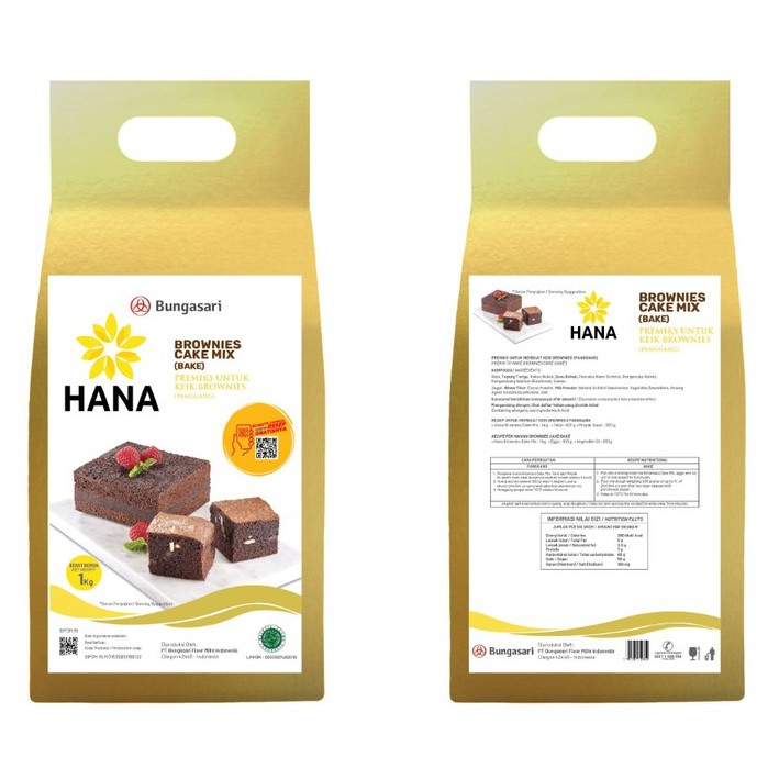 

Bungasari Hana Brownies Mix 1 KG