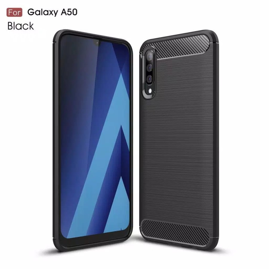 SAMSUNG A50 A50S A30S A20 A30 A70 A70S A80 Silicon Carbon Slim Fit Soft Case Premium