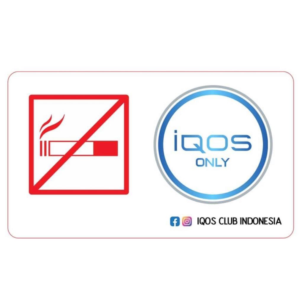 

Sticker non smoking ukuran 12 cm x 7 cm