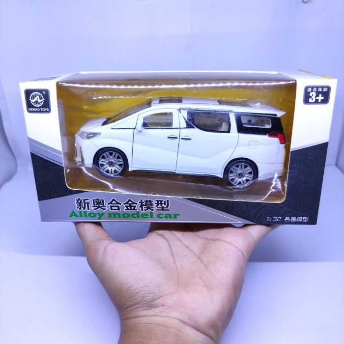 Diecast Miniatur Mobil Lexus LM300 1:32 Mainan Mobil Lexus harga murah - Putih