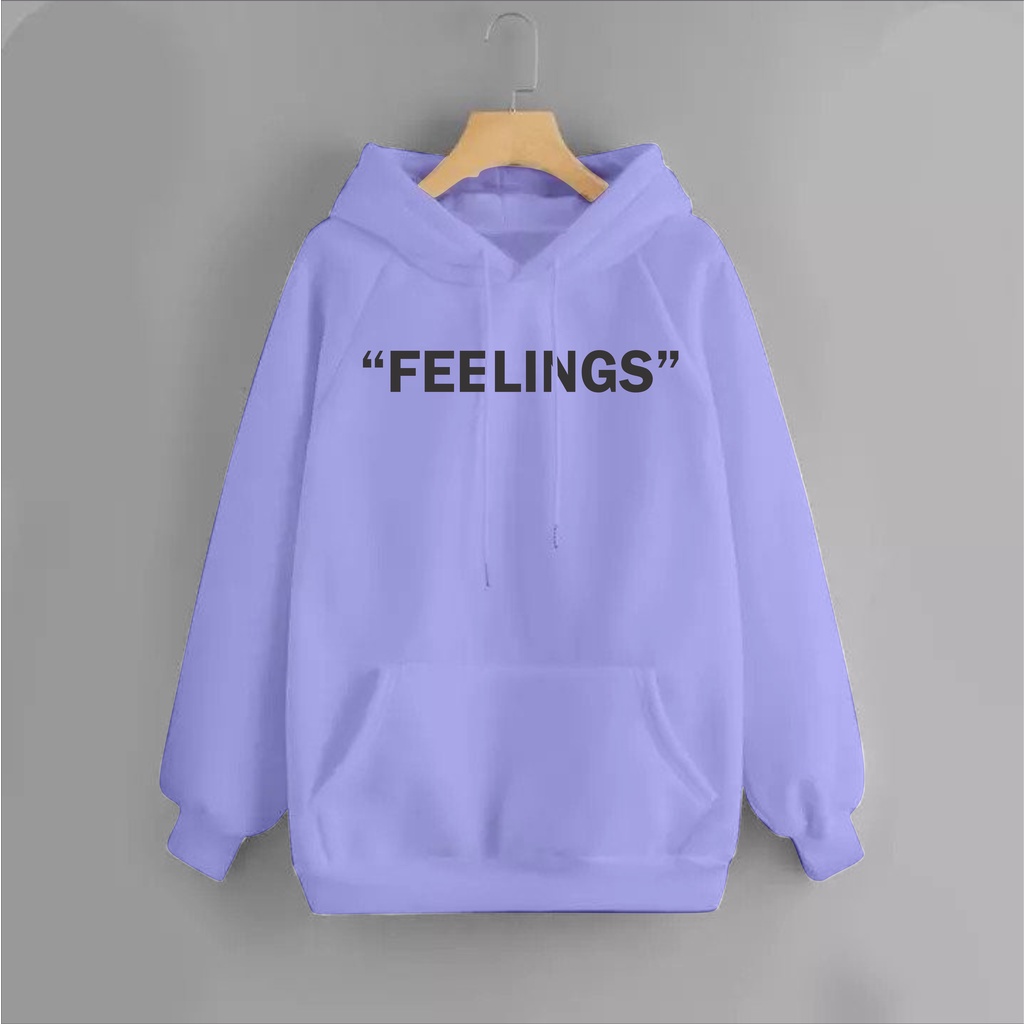 Hoodie Hodie Feelings jumbo bigsize pria wanita ukuran m l xl xxl xxxl xxxxl xxxxxl