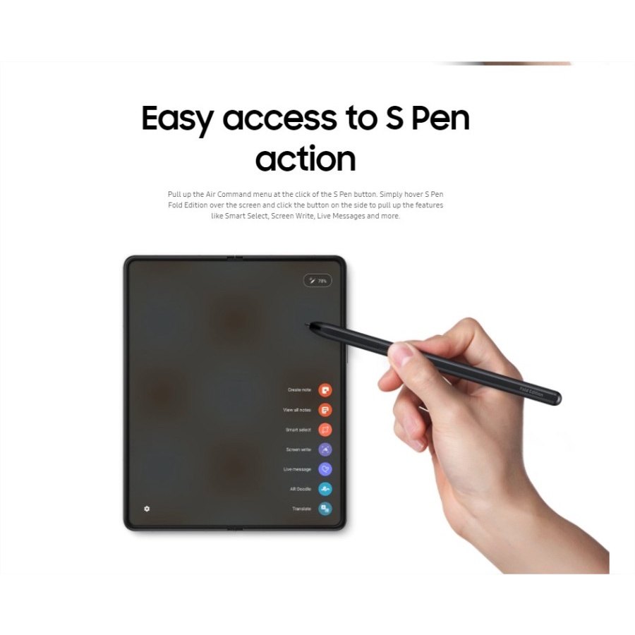 SAMSUNG S PEN FOLD EDITION GALAXY Z FOLD 3 S-PEN FOLD3 ORIGINAL STYLUS