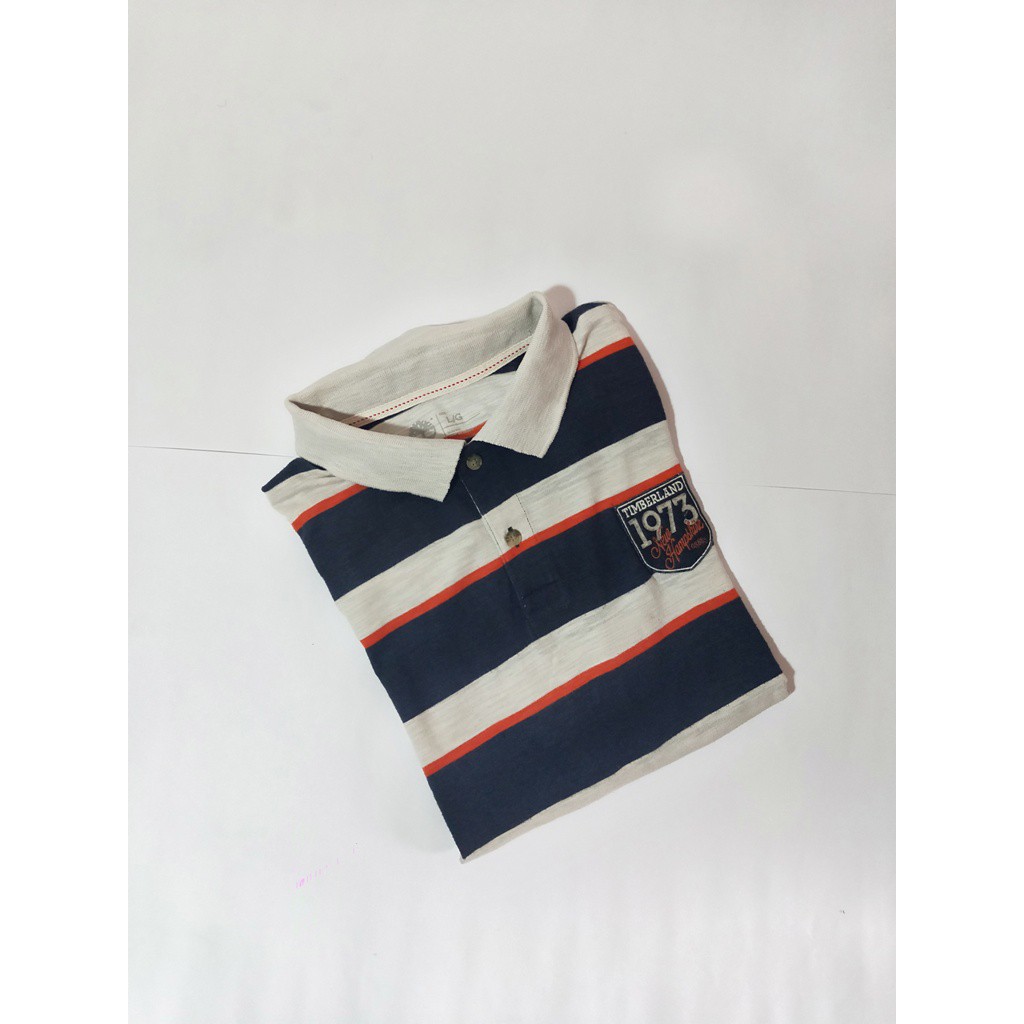 Baju Polo Shirt Timberland Mens Strips Original Murah