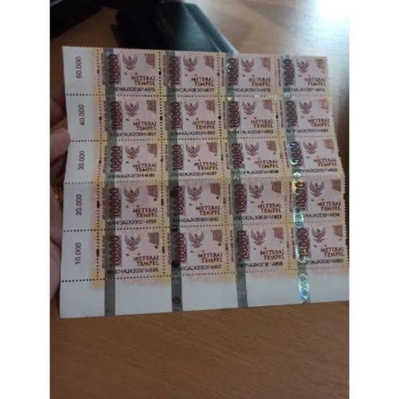 

Materai Tempel 10.000 / Materai 10000 [BELI 10 BONUS 1]