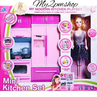 barbie full kitchen set