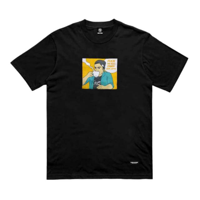 Kaos distro pria skymo Hitam as