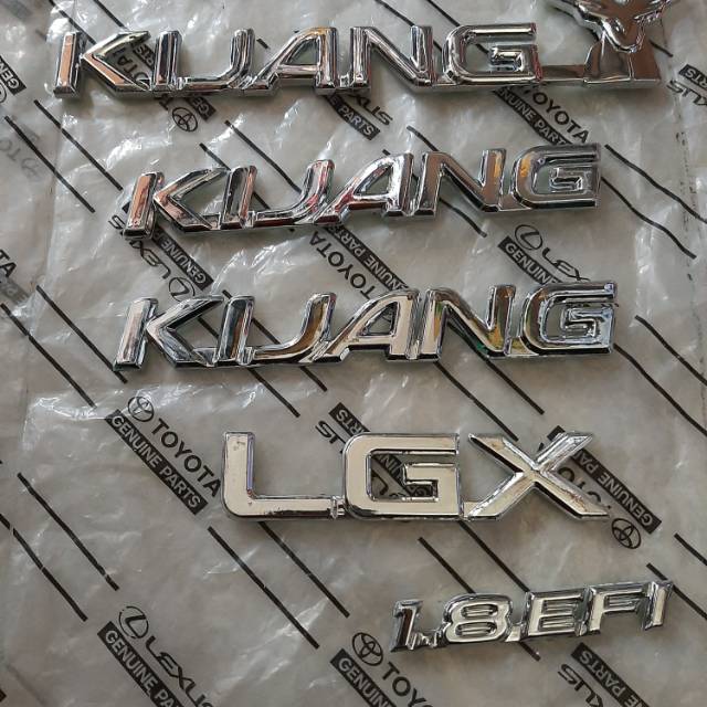 Emblem kijang kapsul LGX 1.8 efi  set