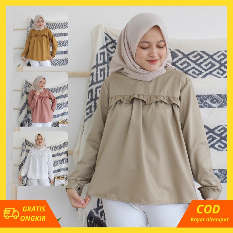 BLOUSE  WANITA - Yesika - BAHAN PREMIUN