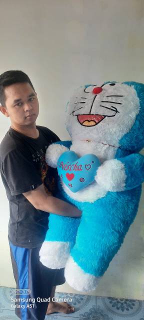 Boneka TERMURAH Doraemon GRATIS UKIR NAMA 1 METER  MURAH