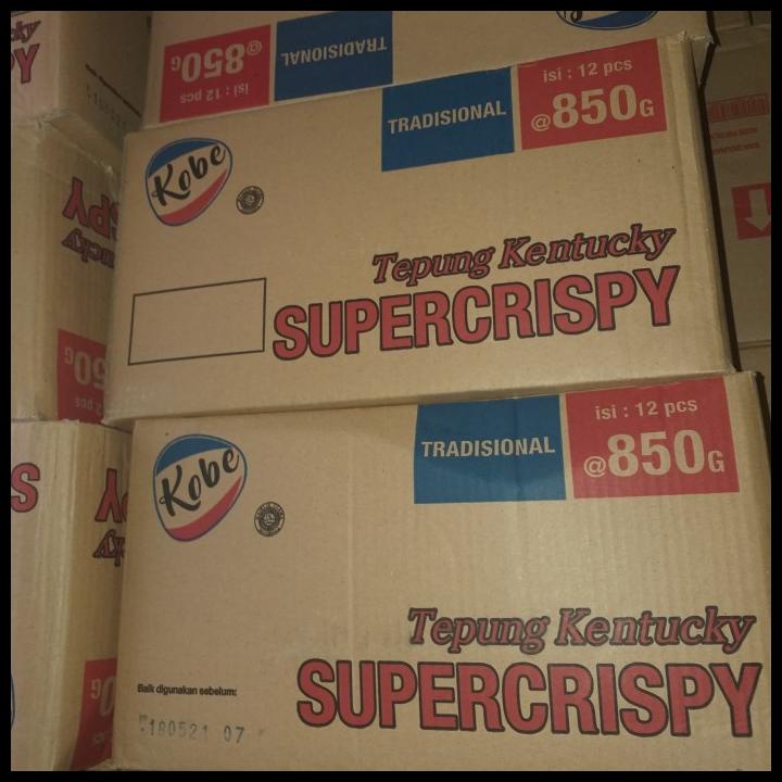 

TERBARUU!! [DUS] kobe crispy 850gr kobe tepung bumbu kentucky super crispy SALE