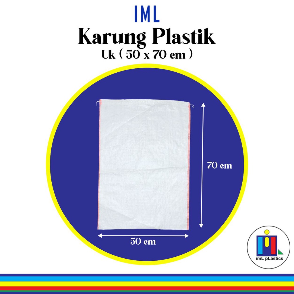 Karung Plastik / Karung Packing Paket / Karung Anyam Plastik / Karung Putih ORI KUAT