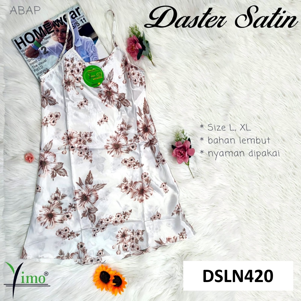 Daster Tanktop Satin - Baju Tidur Wanita - Baju Tanktop Santai - MURAH - IMPORT - KUALITAS BAGUS