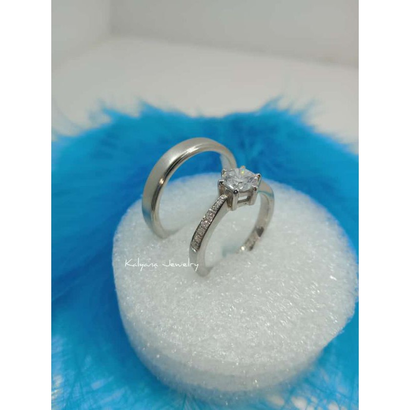 Cincin Couple Perak 925, Cincin Couple, Cincin Nikah dan Tunangan Perak