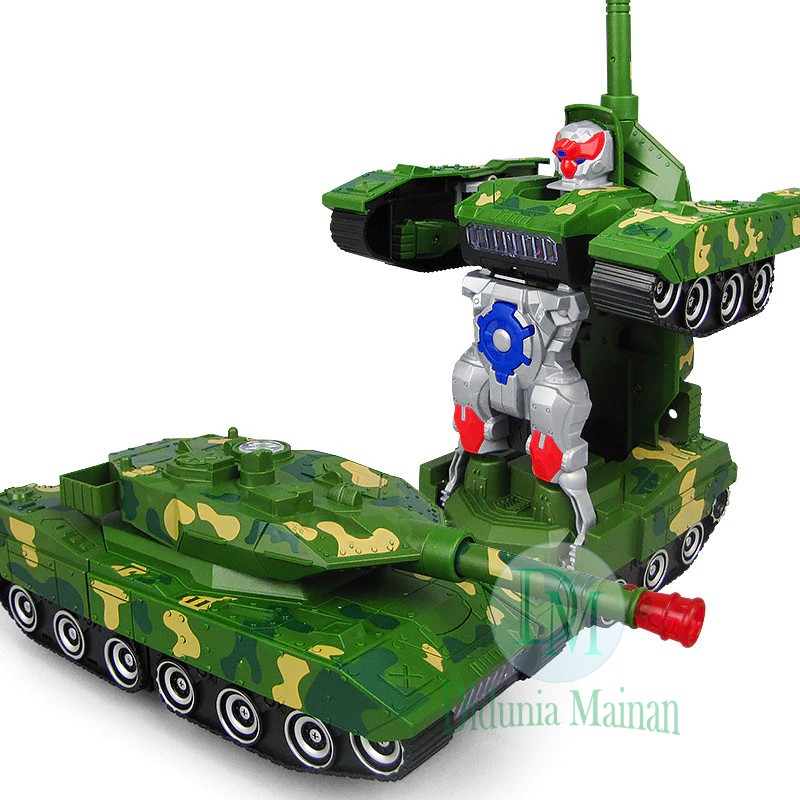 Mainan Robot Anak Military Combat Tank Deformation