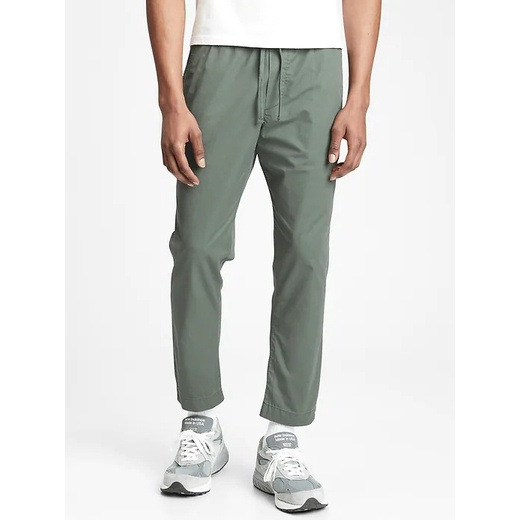 GP MEN Easy Pants with Washwell new vintage green