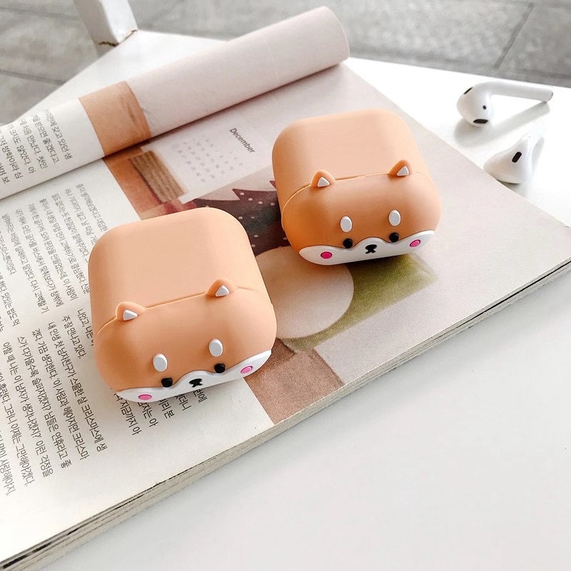 Eounthbard Case Cover Airpods 1 / 2 Generation Universal Desain Kartun Anjing Corgi Lucu