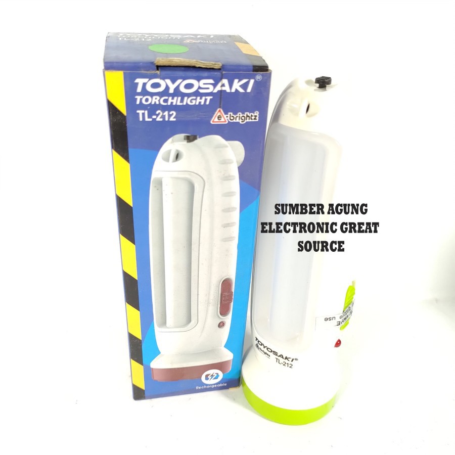 Toyosaki TL212 Senter Emergency Torchlight 212 Terang Saat Listrik Pad