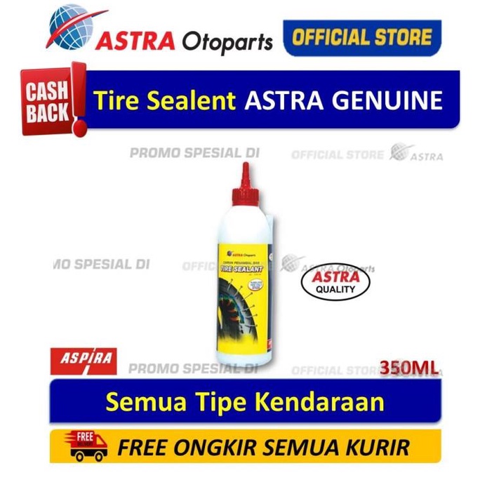 Cairan Anti Bocor Ban Tubeless 350ml ASPIRA untuk BAN MOTOR 14 INCH ASTR4OTO Segera Beli