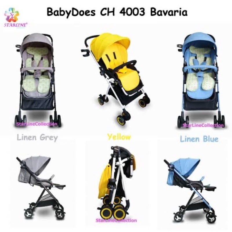 stoller baby does bavaria/babydoes/tempat duduk roda bayi/sepeda baby/kursi dorongan new termurah