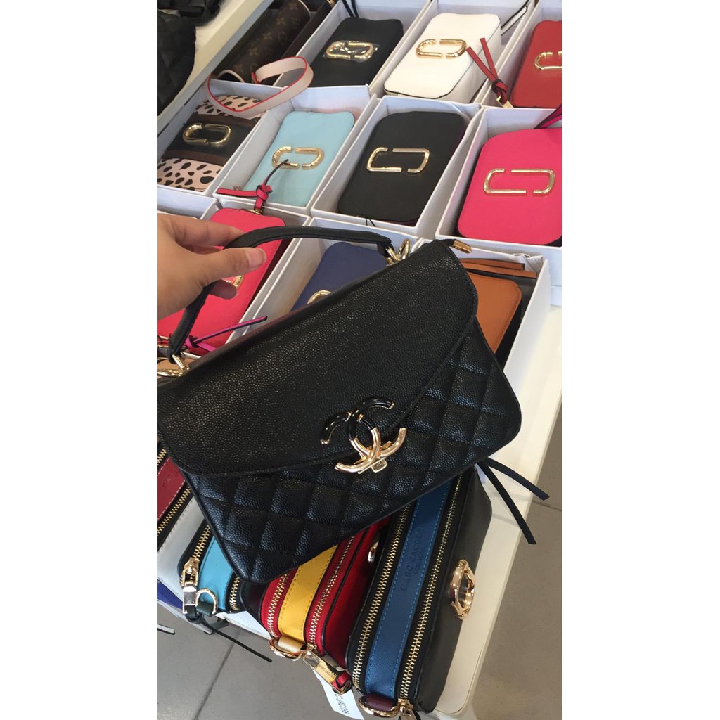 TAS SELEMPANG CHANEL 002 LAV TAS IMPORT WANITA  TAS BRANDED TAS BATAM SELEMPANG TAS IMPORT BAG