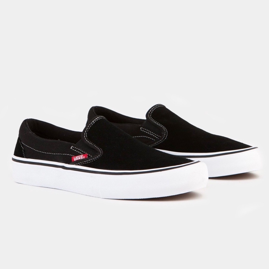white vans slip ons pro