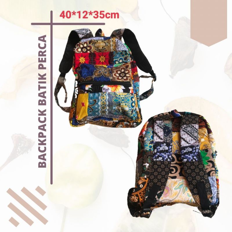 tas ransel batik perca