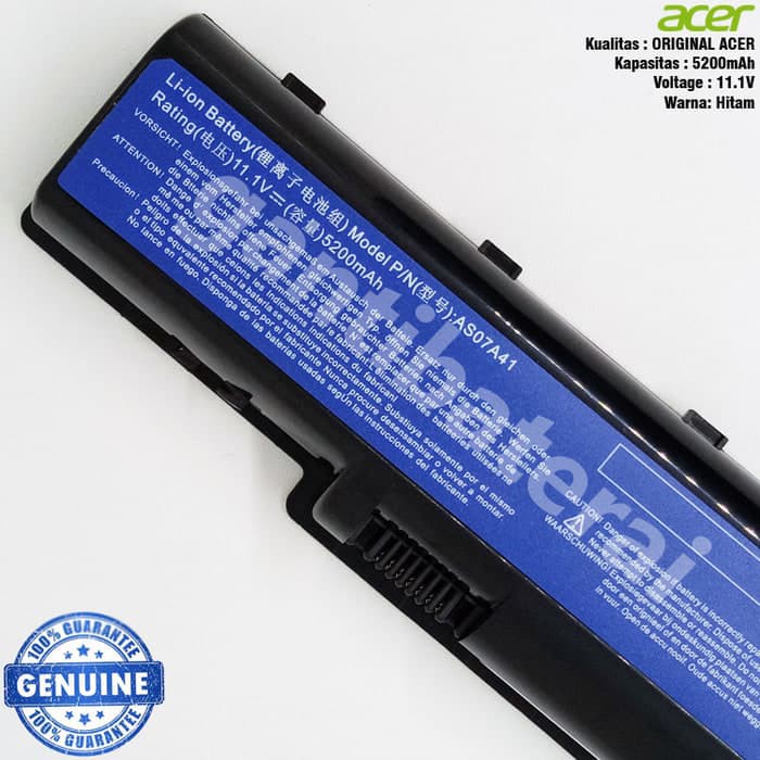 Baterai Acer Aspire 4736 4736G 4736Z 4740 4740G 4520 4530 AS07A31 ori