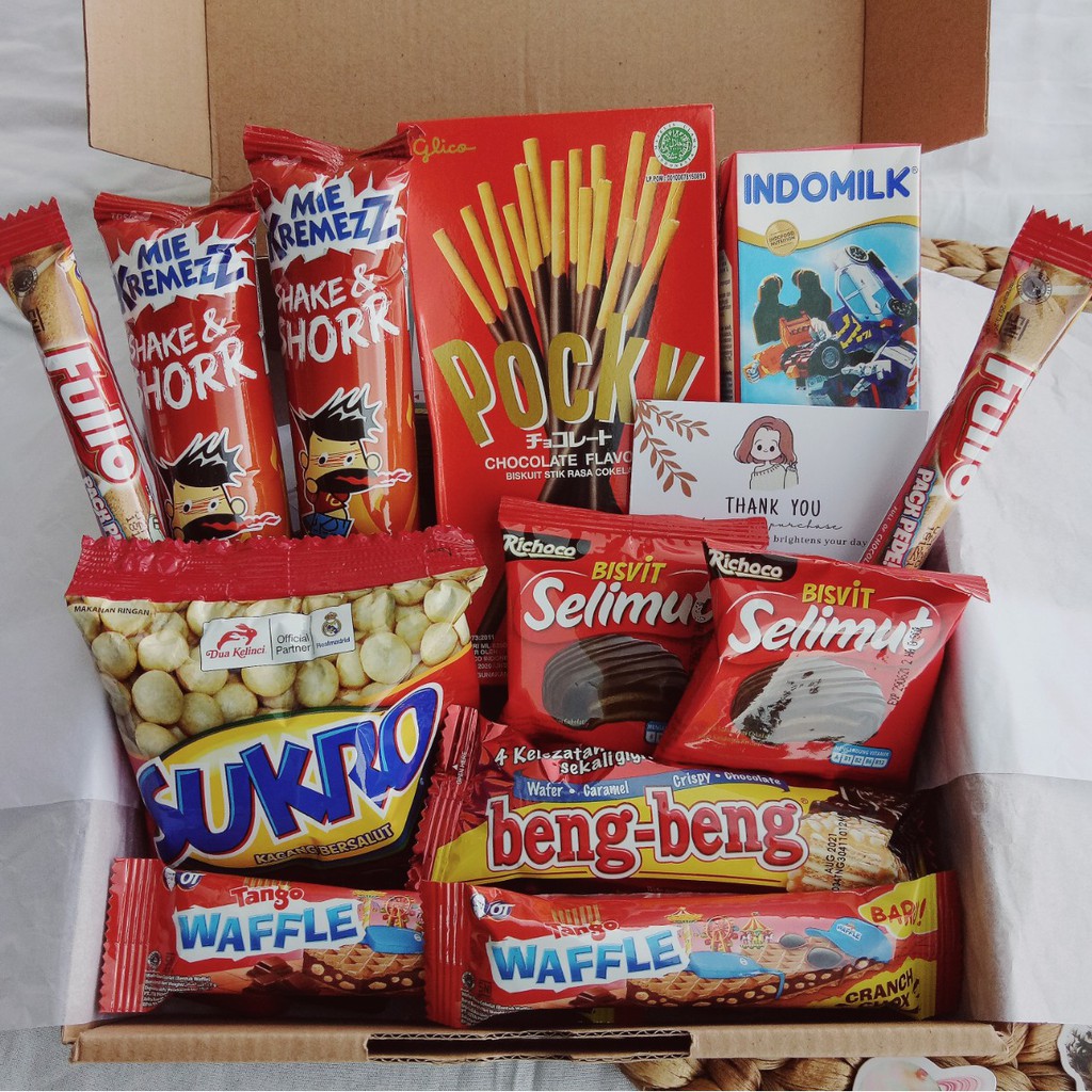 

SNACK BOX / GIFT BOX / HAMPERS PAKET HAPPY