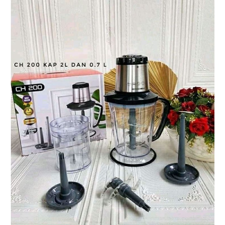 BLENDER SERBAGUNA TERLARIS Mitochiba  food chopper CH200