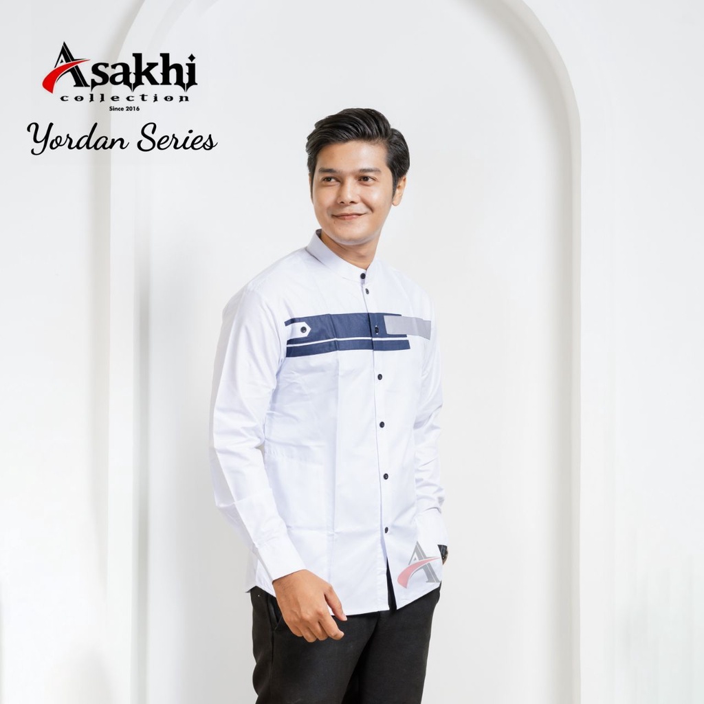 Baju koko azzahir kemeja pria seragam hadroh ori best seller