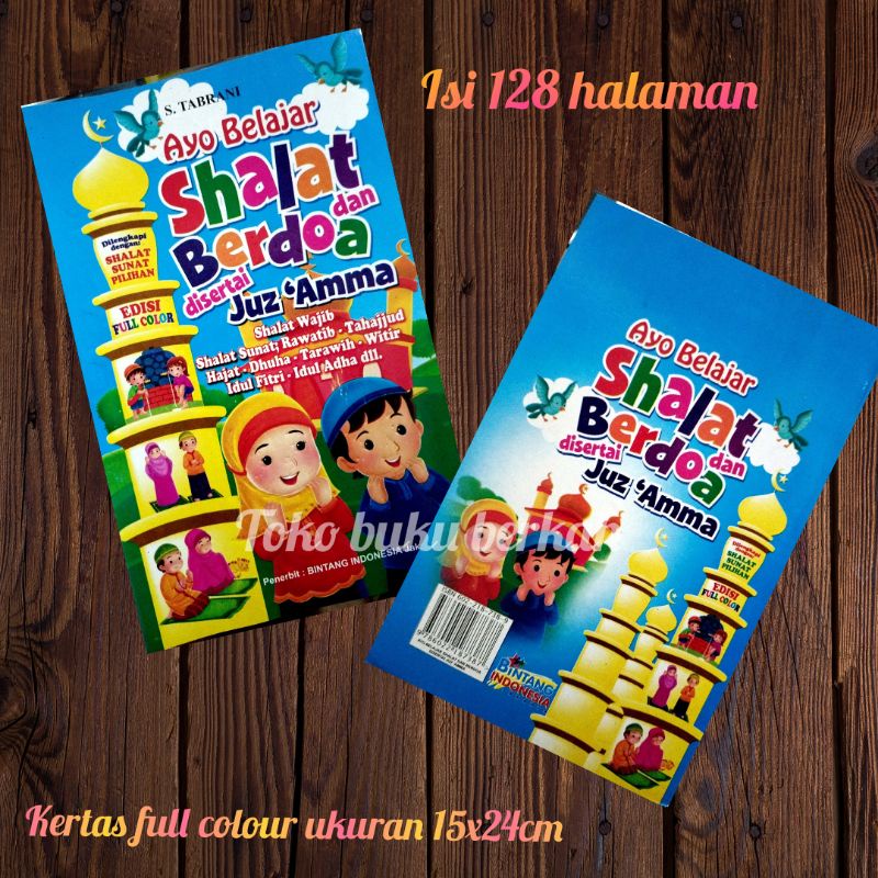 buku ayo belajar shalat dan berdoa disertai juz'amma 15x24cm